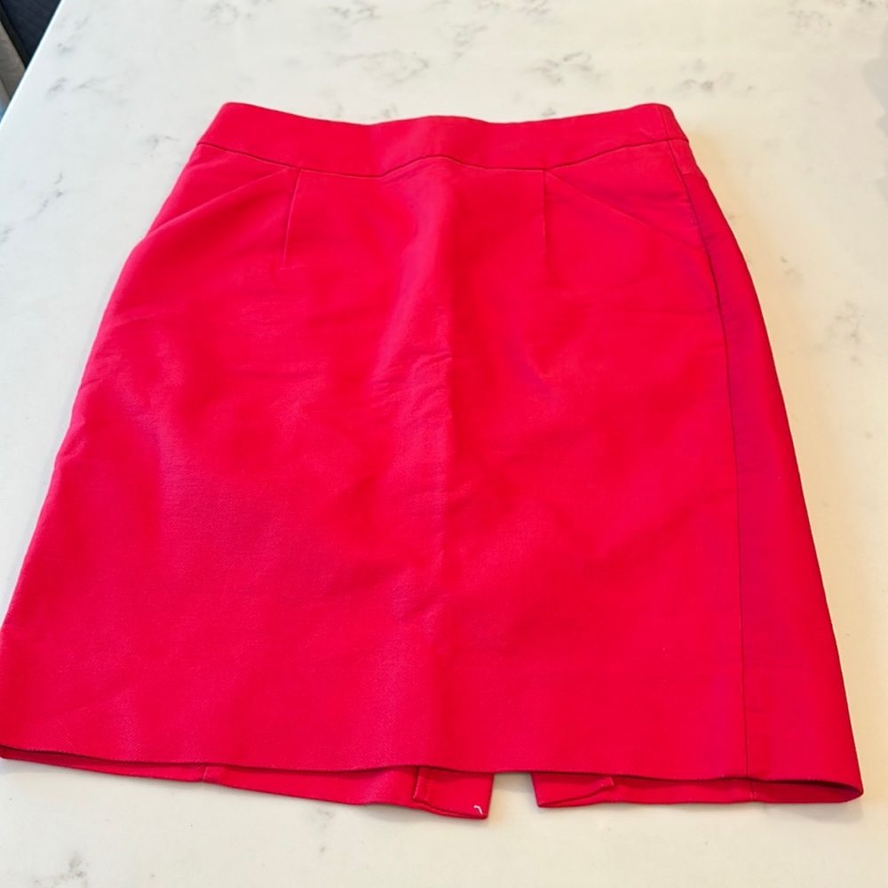 Jcrew Red skirt